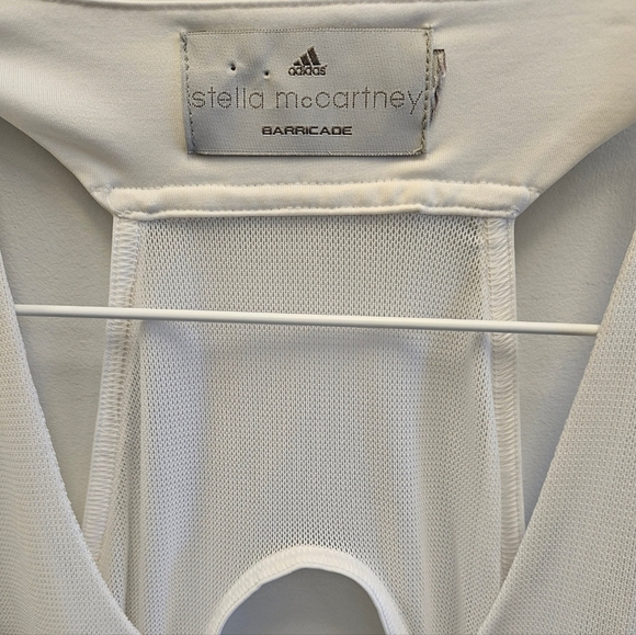 Adidas Stella Mccartney Barricade White Athletic Tank Top - Picture 4 of 5